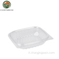 Box da pranzo rettangolare per il pranzo per il contenitore di insalata fresca di plastica